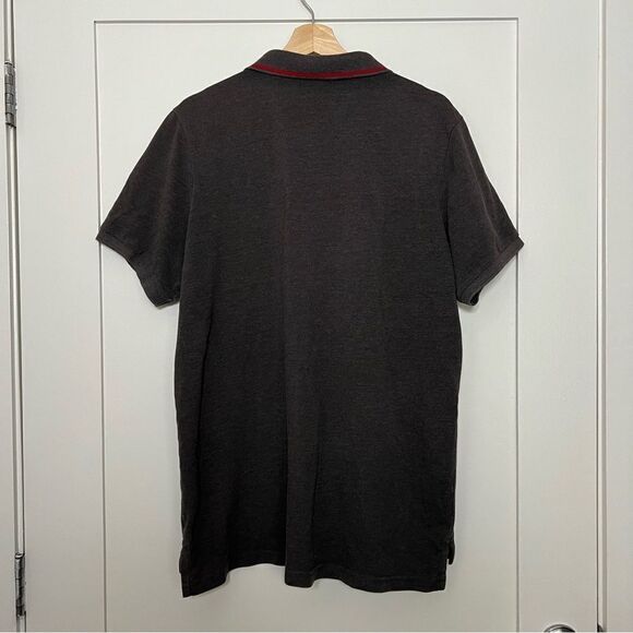U.S. Polo Assn. Polo Shirt Mens Size XL Gray Short Sleeve 1/4 Button Collared - Picture 7 of 12